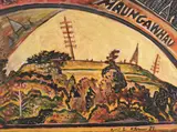 Nigel Brown, Maungawhau, oil on board