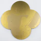 Max Gimblett, Remembrance, silkscreen-print on lacquered brass quatrefoil