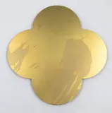Max Gimblett, Remembrance, silkscreen-print on lacquered brass quatrefoil