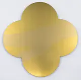 Max Gimblett, Remembrance, silkscreen-print on lacquered brass quatrefoil