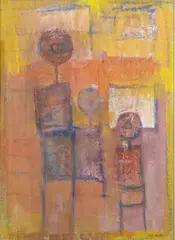 Jan Nigro, Untitled - Figure Study, mixed media on paper
