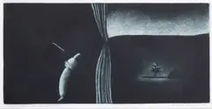 Kathryn Madill, The Death & Burial of Cock Robin, etching, 4/15