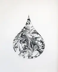 Liyen Chong, Untitled - Teardrop, print on paper