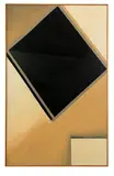 Colin McCahon, Black Diamond, White Square (No. 8, The First Gate Series), 1961