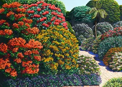Karl Maughan, Takaro Avenue, oil on canvas