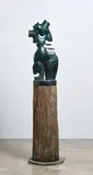 Paul Dibble, Great NZ Nude, cast bronze on artist’s original wooden plinth, 2/3 (plus an A/P)