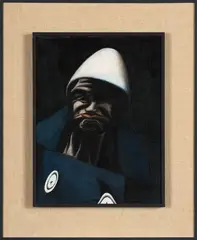 Someone’s Visit (Second Version No. 57) by Tony Fomison, oil on canvas laid onto board, sold Aug 2025