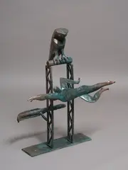 Just Above Sea Level by Paul Dibble, cast bronze (2002), sold Aug 2025