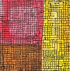 Study for S.W by Martin Poppelwell, acrylic on canvas, sold Aug 2025