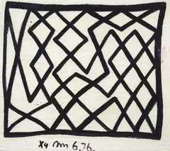 Allen Maddox, X 4, oil un unstretched cotton duck