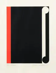 Gordon Walters, Kahu, screenprint, 1/75