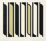 Gordon Walters, Rauponga, screenprint, 15/50