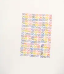 Richard Killeen, Pink Pattern, oil and acrylic on canvas