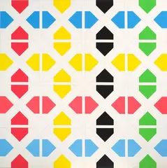 Lattice No. I by Ian Scott, acrylic on canvas, offered Jun 2025