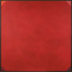 Milan Mrkusich, Painting (Red), acrylic on canvas