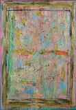 Robert McLeod, Red Swipe, oil on canvas