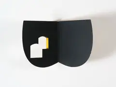 Neil Dawson, Here and There, custom wood and acrylic paint (1980)