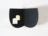 Neil Dawson, Here and There, custom wood and acrylic paint (1980)