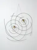 Neil Dawson, Cause and Effect, enamel on steel wire and brass