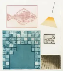 Rodney Fumpston, Home Decorating – Quotes, mezzotint and etching on paper, 7/50