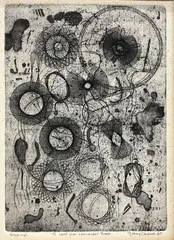Barry Cleavin, A Leaf from Leonardo’s Book, etching, 2/30