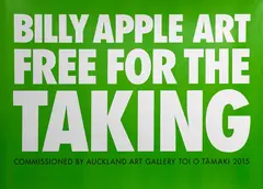 Billy Apple, Art Free For the Taking, colour poster