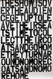 Christopher Wool, Untitled  (The Show is Over)