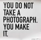 Alfredo Jaar, You Do Not Take a Photograph. You Make It