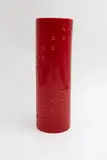 John Parker, Red spotted cylinder, red glazed ceramic
