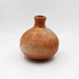 Len Castle, Bottle vase, stoneware with shino glaze