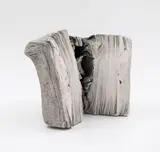 Earth Book by Len Castle, white earthenware with black staining, offered May 2025