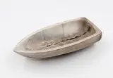 Peter Oxborough, Ceramic boat form, raku fired