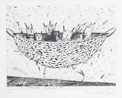 Jennifer Dolezel, Strained Relations, etching, A/P