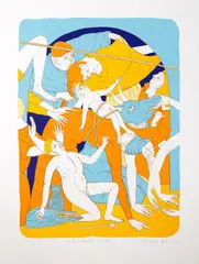 Moth Breath Flicker by Kushana Bush, silkscreen print, 2/32, sold May 2025