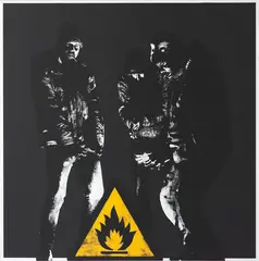 Dot Dot Dot, Bum Fire, screenprint, 56/150