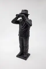 Ottmar Hörl, Worldview Model IV, moulded plastic, charcoal grey