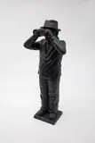 Ottmar Hörl, Worldview Model IV, moulded plastic, charcoal grey