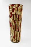 Maureen Williams, Untitled (Obscured Landscape), wheel cut, painted, free blown glass