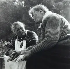 Ans Westra, Opening, Hoani Waititi Marae, Auckland, gelatin silver print (1980)