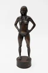 David Furness, Female figure study, cast bronze