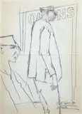 Garth Tapper, Kaikohe, graphite on paper