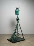 Paul Dibble, Braqueing up the Wrong Tree, cast bronze, unique casting