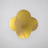 Max Gimblett, Remembrance, silkscreen-print on lacquered brass quatrefoil