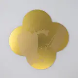 Max Gimblett, Remembrance, silkscreen-print on lacquered brass quatrefoil
