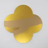 Max Gimblett, Remembrance, silkscreen-print on lacquered brass quatrefoil