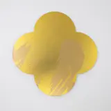 Max Gimblett, Remembrance, silkscreen-print on lacquered brass quatrefoil