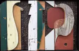 Fane Flaws, Untitled, mixed wooden painted assemblage, 2007