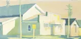 Colin Vernon Wheeler, Enfield, mixed media on paper