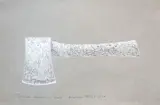Derek Cowie, Beatrix Potter Axe, graphite and crayon on paper