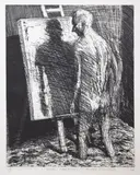 Euan MacLeod, Easel (For Alex), woodblock and lithograph, 14/25